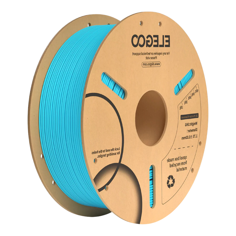 Філамент (пластик) для 3D принтера ELEGOO PLA 1кг, 1.75мм, небесно-голубий (50.203.0107)